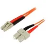 Image de StarTech.com 2m Fiber Optic Cable - Multimode Duplex 62.5/125 - LSZH - LC/SC - OM1 - LC to SC Fiber Patch Cable (FIBLCSC2) - cable reseau - 2 m