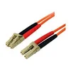 Image de StarTech.com 10m Fiber Optic Cable - Multimode Duplex 50/125 - LSZH - LC/LC - OM2 - LC to LC Fiber Patch Cable - cordon de raccordement - 10 m - orange