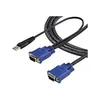 Image de StarTech.com Cable pour Switch KVM VGA avec USB 2 en 1 - 3m - cable video / USB - 3.05 m