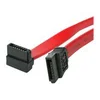 Image de StarTech.com Cable SATA Serial ATA - 46 cm - 18 pouces - Rouge - 1 Connecteur Angle Droit Coude - 2x SATA Receptacle - cable SATA - 45.7 cm