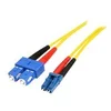 Image de StarTech.com 1m Fiber Optic Cable - Single-Mode Duplex 9/125 - LSZH - LC/SC - OS1 - LC to SC Fiber Patch Cable (SMFIBLCSC1) - cable reseau - 1 m