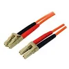 Image de StarTech.com 15m Fiber Optic Cable - Multimode Duplex 50/125 - LSZH - LC/LC - OM2 - LC to LC Fiber Patch Cable - cable reseau - 15 m - orange