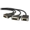 Image de StarTech.com Cable repartiteur en Y DVI-I (M) vers DVI-D (M) et VGA (M) de 1,8m - Splitter video DVI vers DVI / HD15 - Noir - repartiteur DVI - 1.8 m