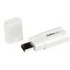Image de StarTech.com Carte son externe USB vers audio stereo - Adaptateur audio stereo - 1x USB A male - 2x 3,5 mm Mini-Jack femelle - carte son