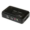 Image de StarTech.com Kit commutateur KVM USB VGA a 2 ports avec audio et cables - Switch ecran clavier souris - Noir - commutateur ecran-clavier-souris/audio - 2 ports