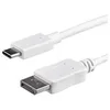 Image de StarTech.com USB C vers DisplayPort - Cable adaptateur USB Type C vers DP - 1 m - Blanc - 4K 60 Hz - adaptateur video externe - STM32F072CBU6 - blanc