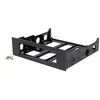 Image de StarTech.com Adaptateur Support pour Disque Dur 3.5 dans un Emplacement Frontal 5.25 (BRACKETFDBK) - adaptateur pour baie de stockage