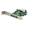 Image de StarTech.com Carte Adaptateur PCI Express vers 3 Ports FireWire - 1x SP4 Male - 1xFireWire 400 Femelle 1394a 2xFireWire 800 Femelle 1394b - adaptateur FireWire - PCIe - 2 ports