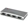 Image de Startech.com Hub Série Rs232 À 4 Ports - Adaptateur Usb Vers 4x Db9 Rs232 Alimenté Par Bus