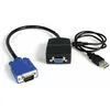 Image de Commutateur Vga Avec 2 Ports Startech St122le Noir