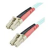 Image de StarTech.com 1m (3ft) LC/UPC to LC/UPC OM3 Multimode Fiber Optic Cable, Full Duplex 50/125aµm Zipcord Fiber Cable, 100G Networks, LOMMF/VCSEL,