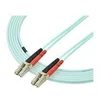 Image de StarTech.com 5m Fiber Optic Cable - 10 Gb Aqua - Multimode Duplex 50/125 - LSZH - LC/LC - OM3 - LC to LC Fiber Patch Cable - cordon de raccordement - 5 m - turquoise