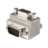 Image de StarTech.com Adaptateur VGA vers VGA a angle droit type 1 - Convertisseur HD15 vers HD15 - M/F - Gris - adaptateur VGA