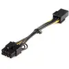 Image de Startech.com Câble Adaptateur D'alimentation Pci Express À 6 Broches Vers 8 Broches De 15 Cm - F/m