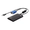 Image de StarTech.com Adaptateur crash cart pour PC portable - Console KVM vers USB 2.0 - USB A (M) - PS/2 (M) - VGA (M) - KVM portable - commutateur KVM - 1 ports