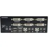 Image de STARTECH Commutateur KVM USB et double DVI à 2 ports avec audio et hub USB 2.0 - Switch écran clavier souris