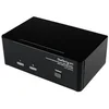 Image de StarTech.com Switch KVM USB 2 ports DVI VGA avec audio - Commutateur USB 2.0 - commutateur ecran-clavier-souris/audio/USB - 2 ports