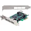 Image de Carte contrôleur PCIe à 4 ports USB 2.0 - Adaptateur PCI-E USB - 3x USB A externe - 1x USB A interne - PEXUSB4DP