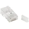 Image de StarTech.com Cat 6 RJ45 Modular Plug for Solid Wire - 50 Pack (CRJ45C6SOL50) - connecteur de reseau - clair