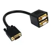 Image de StarTech.com Cable repartiteur / Splitter video VGA de 30cm - Adaptateur doubleur VGA HD15 - 1x (Male) vers 2x (Femelle) - Noir - repartiteur VGA - 30 cm