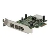 Image de StarTech.com Carte adaptateur PCI Express vers 3 ports FireWire - Faible encombrement - 800 et 400 (PEX1394B3LP) - adaptateur FireWire - PCIe - 2 ports
