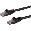 Image de Startech.com N6patch100bk Câble De Réseau 30,5 M U/utp (utp)