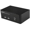 Image de StarTech.com Commutateur KVM 2 Ports DisplayPort, USB et Audio - Switch KVM - 2560x1600 - commutateur ecran-clavier-souris/audio - 2 ports