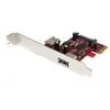 Image de StarTech.com Carte Contrôleur PCI Express vers 2 Ports USB 3.0 avec Support UASP - Carte PCIe - 1x USB3 A Interne - 1x USB3 A Externe - adaptateur USB - 2 ports
