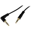 Image de StarTech.com Cable audio stereo Slim 3,5 mm a angle droit de 30 cm - M/M - cable audio - 30 cm