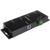 Image de Startech.com Hub Usb 3.0 4 Ports - 5gbps - Hub Usb-a Industriel En Métal - Hub De Données Usb Montable Au Mur Ou Sur Le