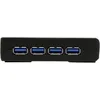 Image de Hub USB 3.0 à 4 ports - Concentrateur USB - Noir - Hub USB 3.0 à 4 ports - Concentrateur USB SuperSpeed - Noir - ST4300USB3EU