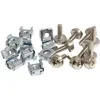 Image de Kit de vis pour rack - STARTECH - M5 Mounting Screws and Cage Nuts - 50 vis de montage et écrous cage M5 - Acier
