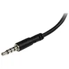 Image de Répartiteur de casque micro - STARTECH - Mini-Jack 35mm - Connecteur droit - Noir