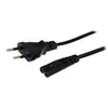 Image de StarTech.com Cordon d'alimentation standard de 2 m pour ordinateur portatif - Europe vers C7 - cable d'alimentation - Europlug pour IEC 60320 C7 - 1 m
