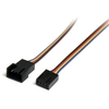 Image de Startech.com Câble D'extension D'alimentation Pour Ventilateur 4 Broches 30 Cm - M/f