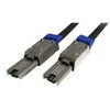 Image de StarTech.com Cable externe mini SAS (Serial Attached SCSI) vers mini SAS de 1m - Cordon SFF-8088 a SFF-8088 avec verrouillage - M/M - Noir - cable externe SAS - Conformite TAA - 1 m