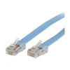 Image de StarTech.com Cable rollover pour console Cisco de 1,8 m - RJ45 - M/M - cable reseau - 1.8 m - bleu