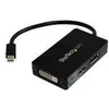 Image de Startech.com Adaptateur De Voyage Mini Displayport Vers Dvi / Displayport / Hdmi - Convertisseur Vidéo 3-en-1