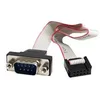 Image de StarTech.com Cable serie de 41 cm a montage sur panneau vers adaptateur de carte mere 10 broches - cable serie - DB-9 pour IDC 10 broches - 40.7 cm