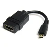 Image de Startech.com Câble Adaptateur Hdmi Haute Vitesse De 12cm - Hdmi Vers Micro Hdmi - F/m - Noir