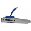 Image de Câble Usb Startech Usb3splate Idc Bleu