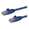 Image de StarTech.com Cable reseau Cat6 Gigabit UTP sans crochet - Cordon Ethernet RJ45 anti-accroc - M/M - cordon de raccordement - 3 m - bleu