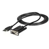 Image de StarTech.com Cable adaptateur DCE USB vers serie DB9 RS232 null modem 1 port avec FTDI - M/F - adaptateur serie