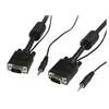 Image de StarTech.com Cable video coaxial pour ecran VGA haute resolution 15 m avec audio HD15 M/M - cable VGA - 15 m
