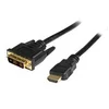 Image de StarTech.com Cable HDMI vers DVI-D de 1 m - M/M - cable adaptateur - HDMI / DVI - 1 m