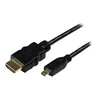 Image de StarTech.com Cable HDMI haute vitesse avec Ethernet 2 m - HDMI vers HDMI Micro - M/M - cable HDMI avec Ethernet - 2 m