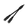 Image de StarTech.com Cable repartiteur stereo Slim - Male 3,5 mm vers 2 femelles 3,5 mm - repartiteur audio - 20 cm