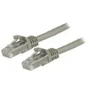 Image de StarTech.com Cable reseau Cat6 Gigabit UTP sans crochet de 15m - Cordon Ethernet RJ45 anti-accroc - Cable patch Male / Male - Gris - cordon de raccordement - 15 m - gris
