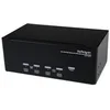 Image de StarTech.com Switch Commutateur KVM USB 4 ports Sortie Video DVI et Audio HUB USB 2.0 3 Ecrans Clavier Souris - commutateur ecran-clavier-souris/audio/USB - 4 ports