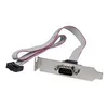 Image de StarTech.com Plaque serie faible encombrement 16 pouces - panneau serie - DB-9 pour IDC 10 broches - 40.6 cm
